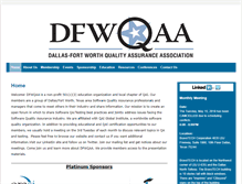 Tablet Screenshot of dfwqaa.org